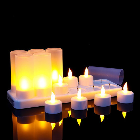 12 Piece Rechargeable Candles-