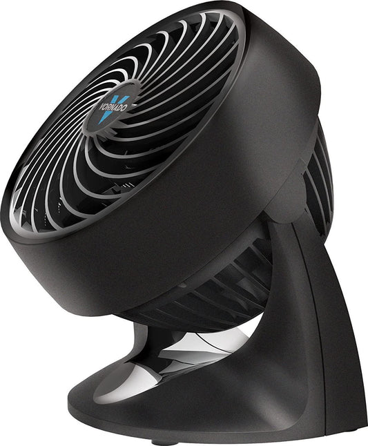 133 Compact Air Circulator Fan, Black, Small-