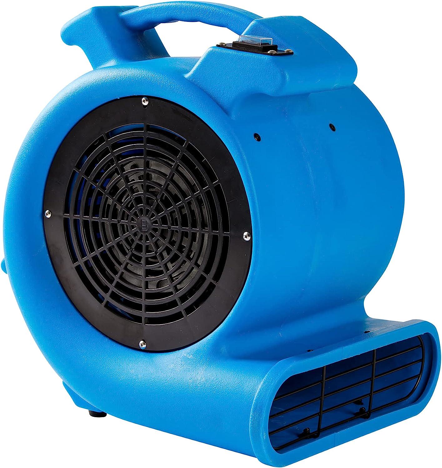 2-Speed 1/2HP 2200CFM Air Mover Floor Carpet Dryers (Blue)-