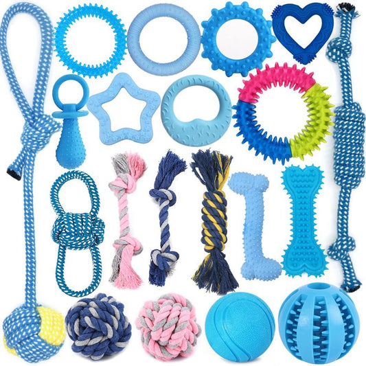 20 Pack Puppy Chew Toys - Dog Teething Toys for Puppies, Puppy Toys Toothbrush with Durable Ropes-