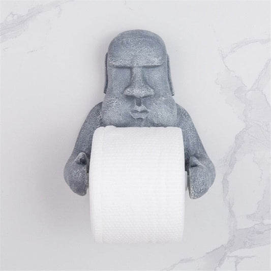 3D Easter Island Moai Toilet Roll Holder-