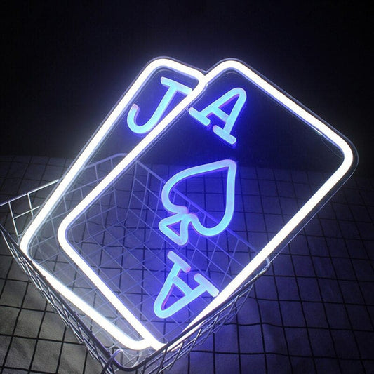 Ace Of Spades Neon Sign-