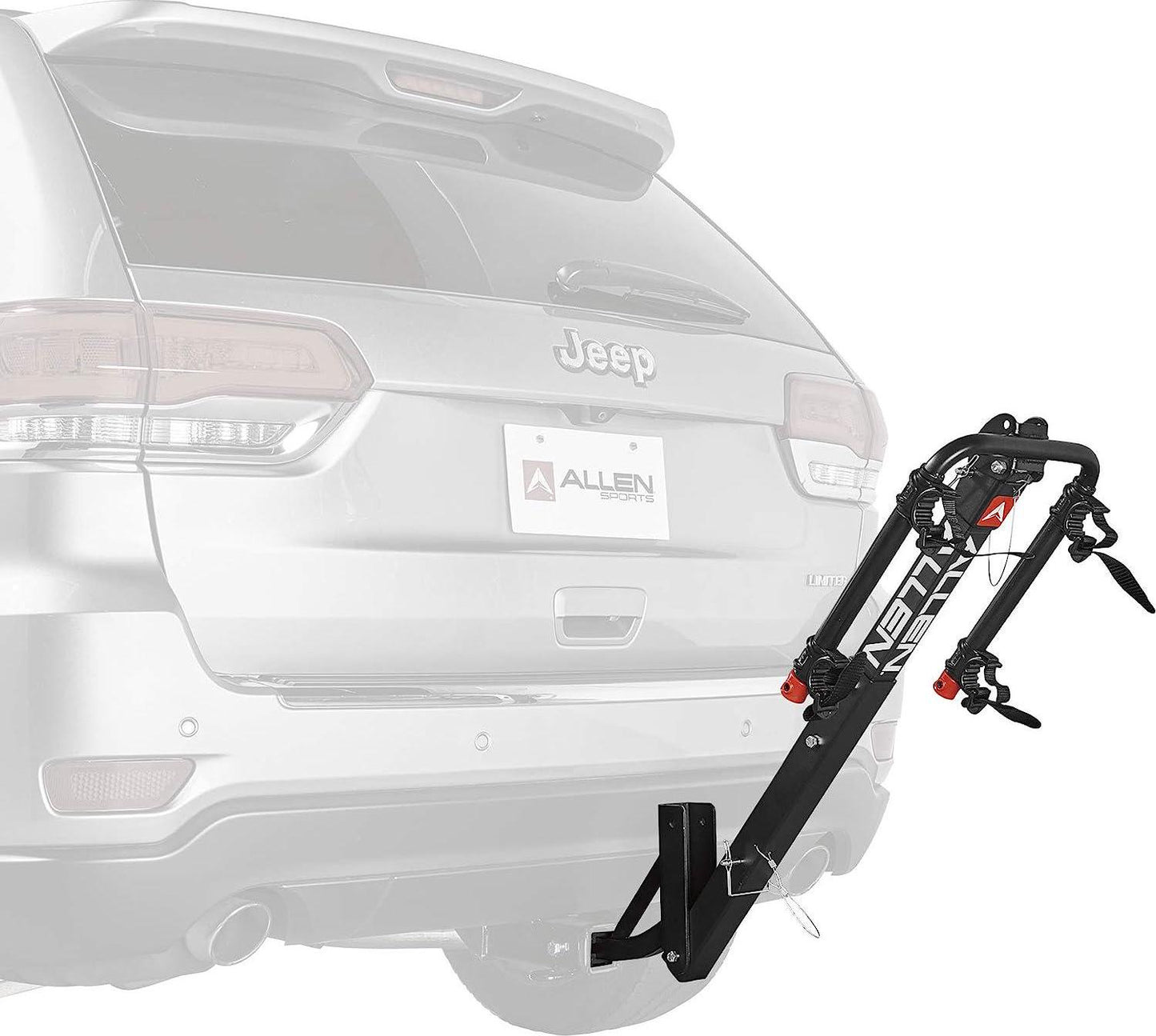 Sports Deluxe 2-Bike Hitch Mount Rack , Silver/Black (522RR)