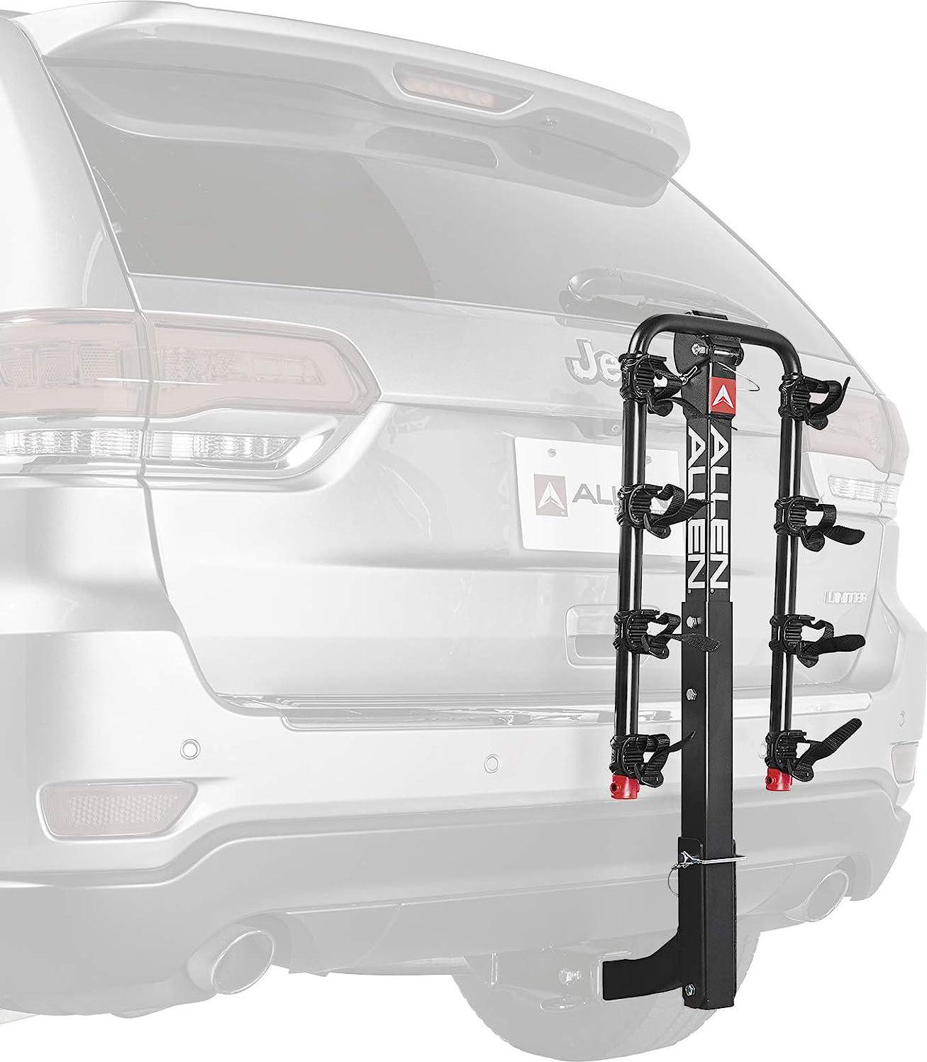 Sports Deluxe 4-Bike Hitch Mount Rack (2-Inch Receiver) , Black