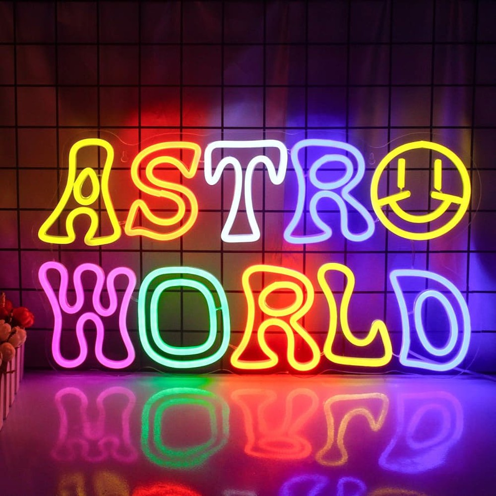 Astro World Neon LED Sign-