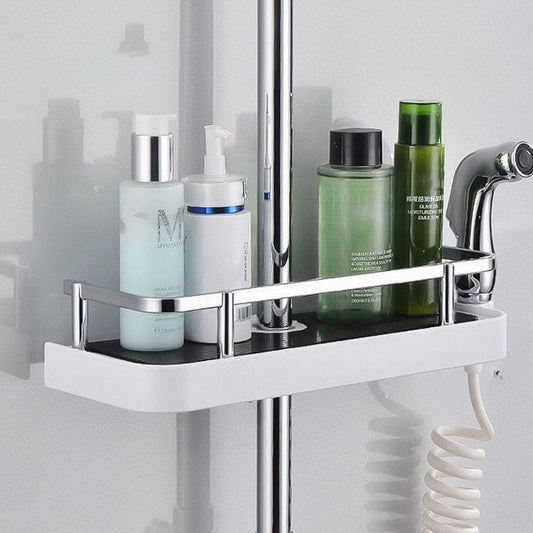 Bathroom Pole Shower Shelf-
