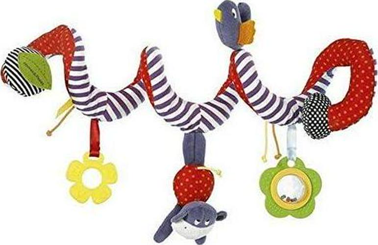 BeeSpring Kid Baby Crib Cot Pram Hanging Rattles Spiral Stroller Car Seat Toy