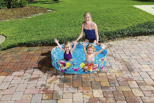 Bestway Fill-N-Fun Paddling Pool - 48 x 10 Inches, Blue, BW55028-