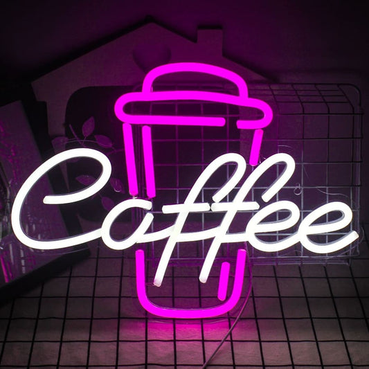 Coffee Cup Neon LED Sign-