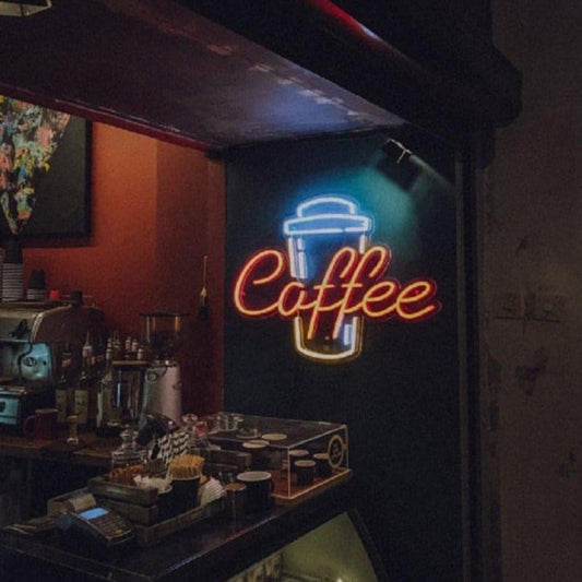 Coffee Cup Neon Sign-