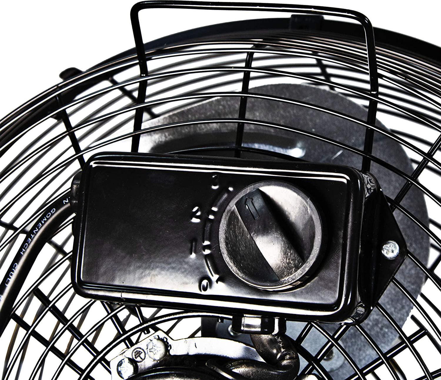 Zone CZHV12B High Velocity Cradle Fan | 3 Speed, 12 Inch Fan with All Metal Construction, Black