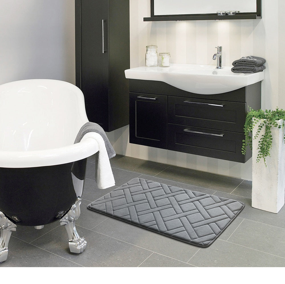 Criss Cross Bath Mat-