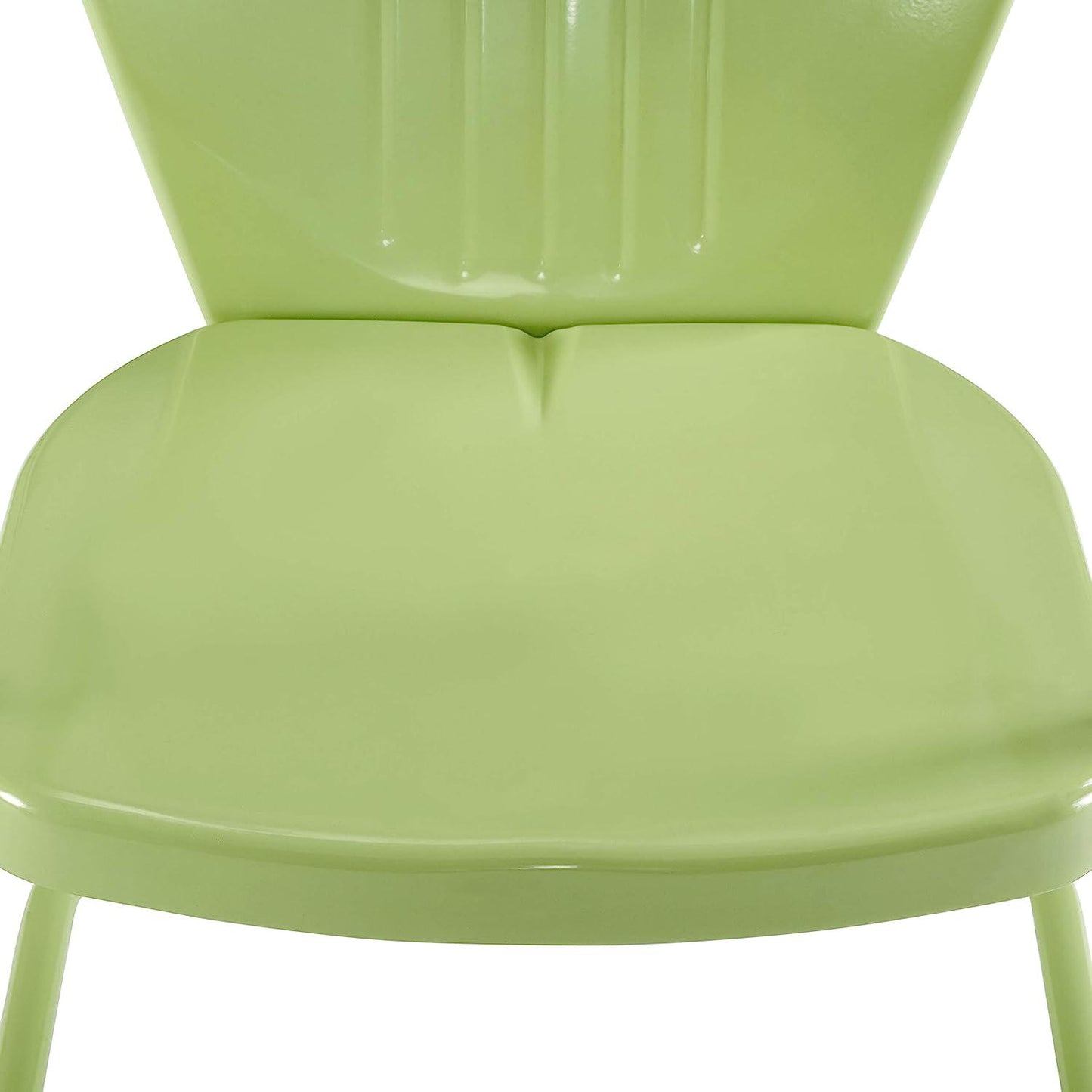 Crosley Furniture CO1001A-KL Griffith Retro Metal Outdoor Chair, Key Lime