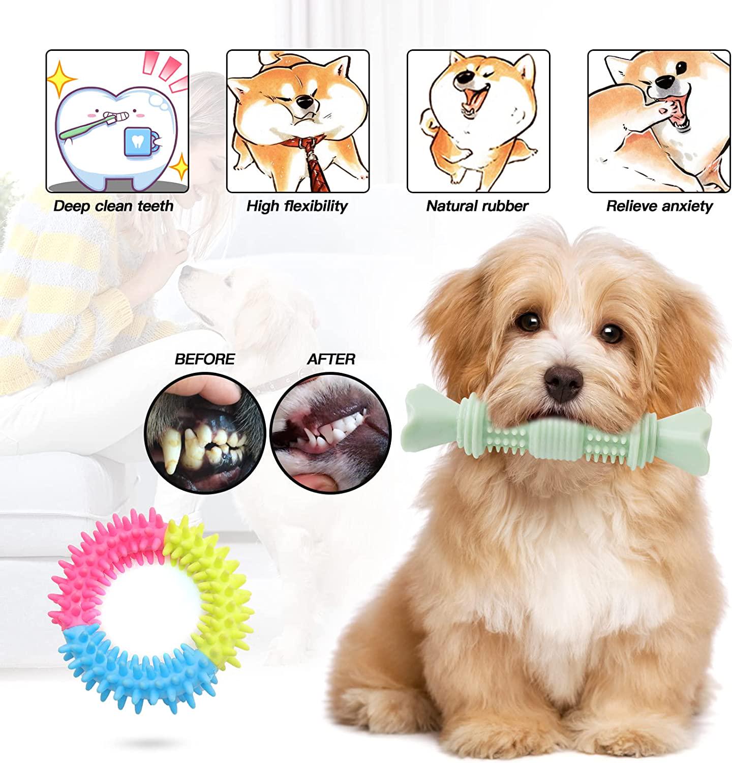Dog Chew Toys 20 Pack Indestructible Pet Interactive Tug of War Rope Toys for Puppies Chewers