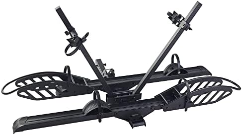 E-Bike Rack Hitch Mount Platform Style for Cars Trucks SUVs Minivans RV, fits E-Bike with Up to 5-inch Fat Tire Carrier Rack 200 lbs Capacity-