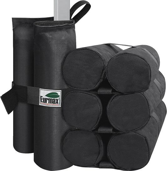 Eurmax Weight Bags for Pop up Canopy Outdoor Shelter,Instant shelter Leg Canopy Weights, Sand Bags, Set of 4-
