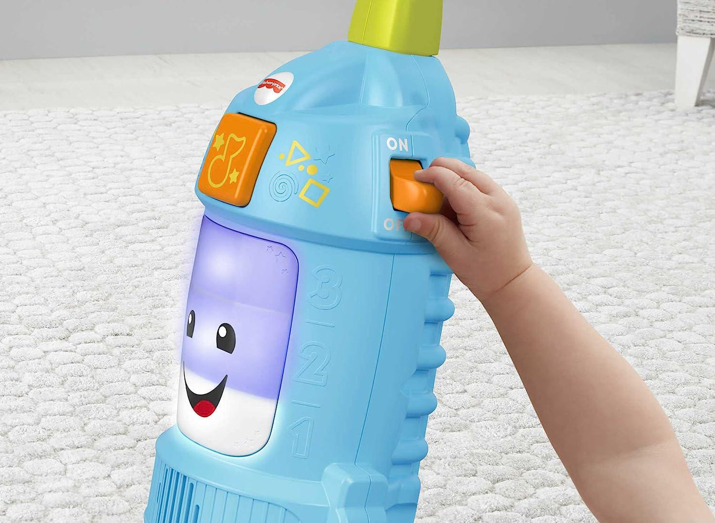 Laugh and Learn Toddler Toy Light-Up Learning Vacuum Musical Push Along For Pretend Play Ages 1+ Years