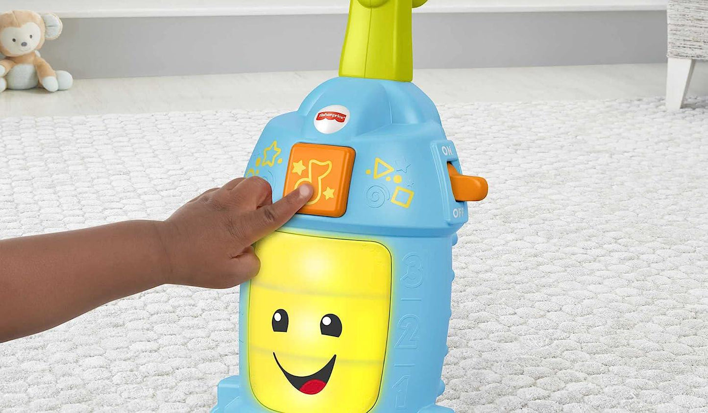 Laugh and Learn Toddler Toy Light-Up Learning Vacuum Musical Push Along For Pretend Play Ages 1+ Years