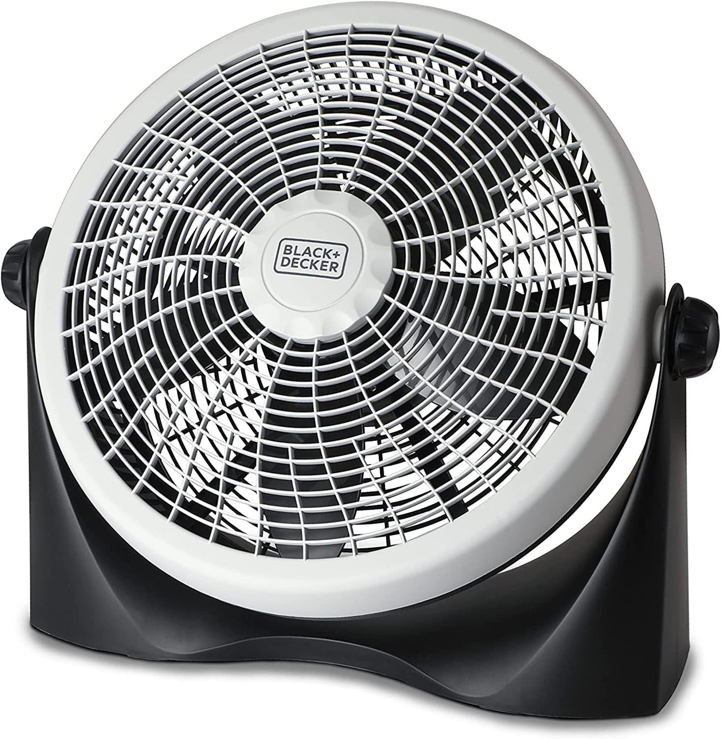 Floor Fan for Home, Garage, Bedroom, or Office, Cooling Fan for Floor with 3 Fan Settings, Quiet Floor Fan with Adjustable Tilt Angle and Sturdy Base-