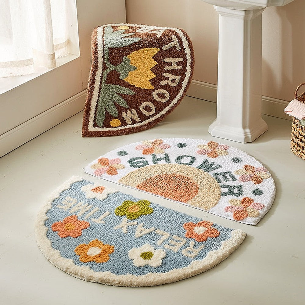 Floral Time Bath Mat-