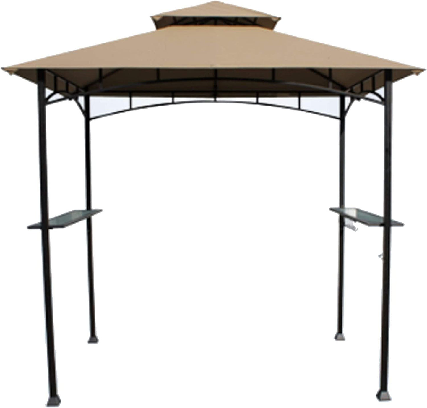 Garden Winds Replacement Canopy Top Cover for The Aldi Gardenline Grill Gazebo - Standard 350 (Will not fit Any Other Model) - Top Tier 34 x 21 , Bottom Tier 96 x 60-