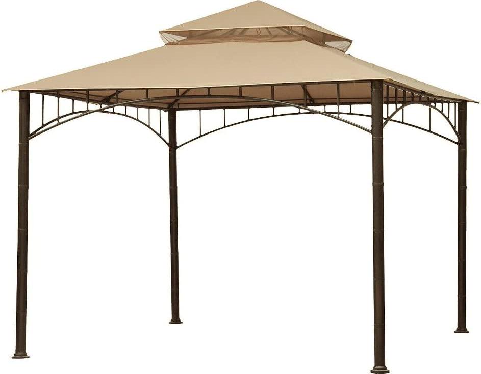 Garden Winds Replacement Canopy for Target Madaga Gazebo, Beige-