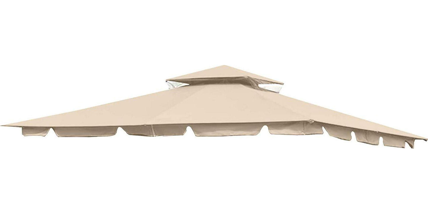 Garden Winds Replacement Canopy for Monterey Gazebo (Model L-GZ215PST-4) - Standard 350 - Beige