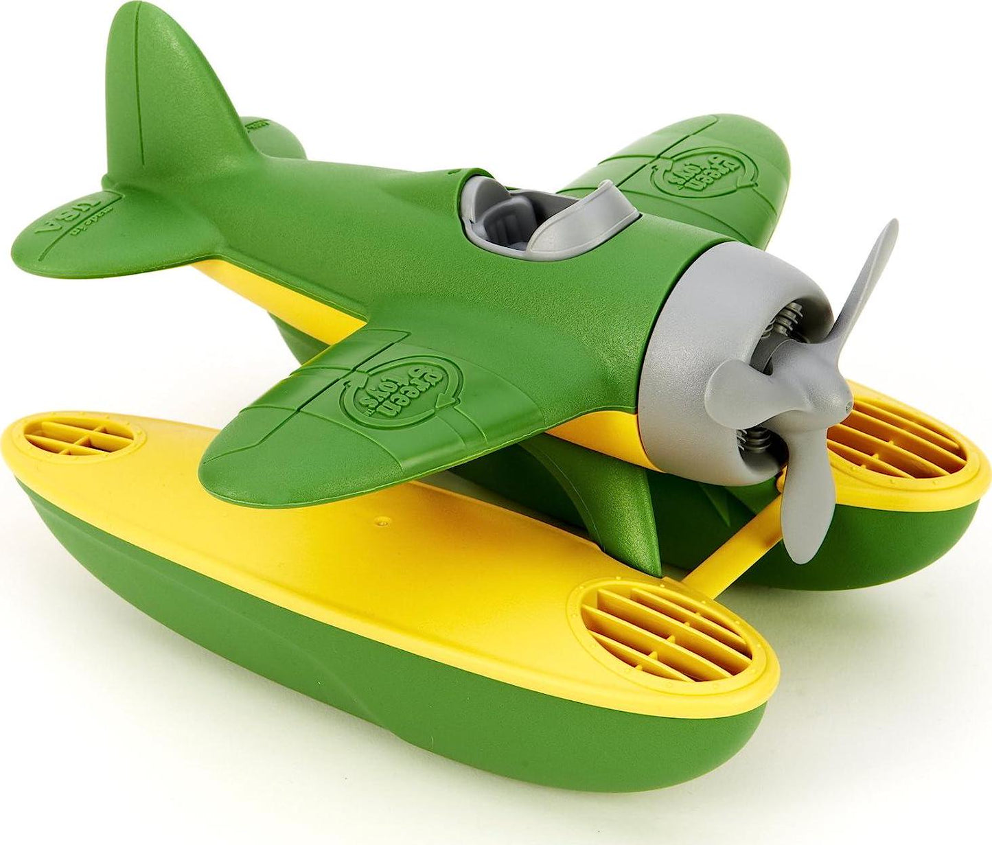 Seaplane in Green Color - BPA Free, Phthalate Free Floatplane for Improving Pincers Grip. Toys and Games ,9 x 9.5 x 6 inches