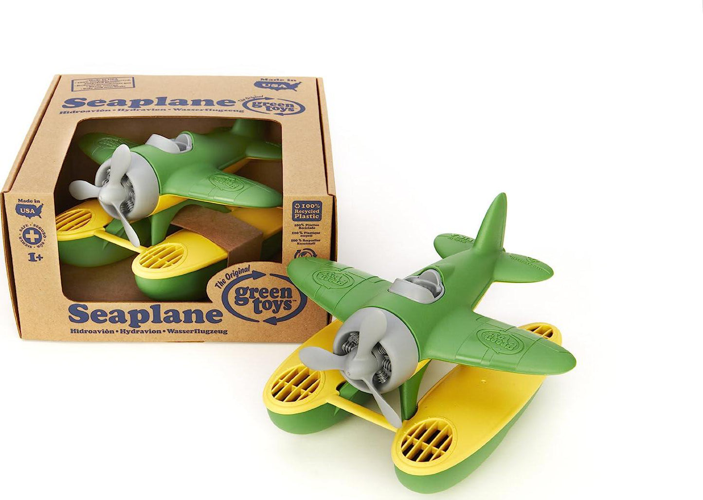 Seaplane in Green Color - BPA Free, Phthalate Free Floatplane for Improving Pincers Grip. Toys and Games ,9 x 9.5 x 6 inches