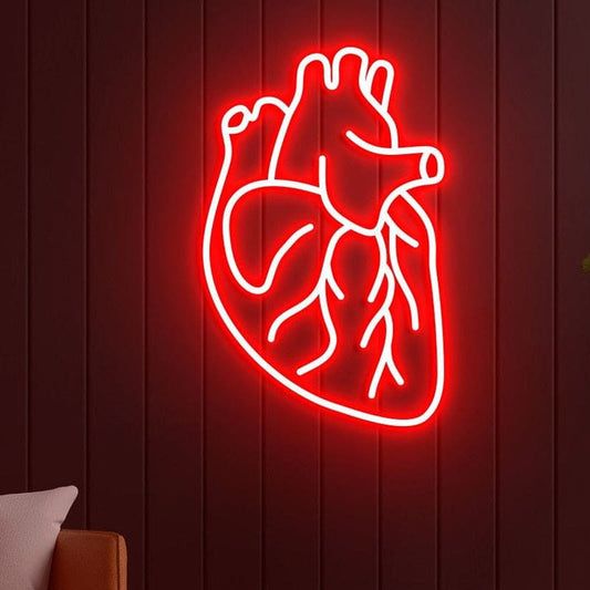 Human Heart Neon Sign-
