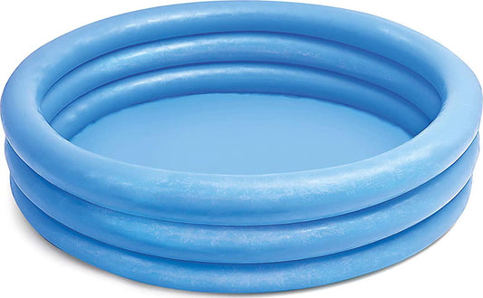 INTEX Crystal Blue Kids Outdoor Inflatable 58 Swimming Pool | 58426EP-