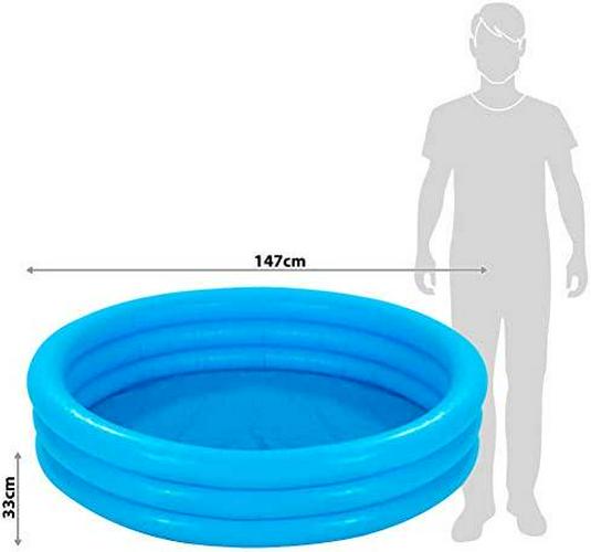 INTEX Crystal Blue Kids Outdoor Inflatable 58 Swimming Pool | 58426EP