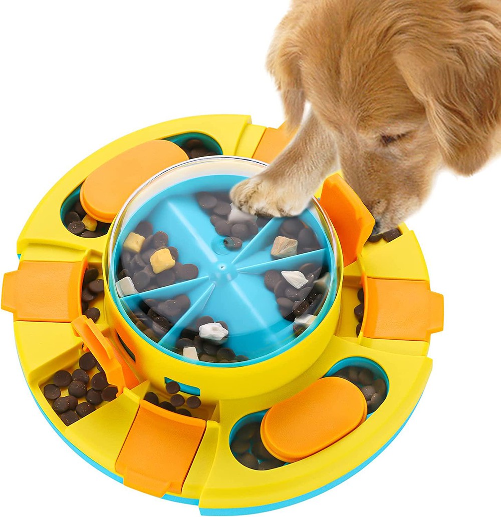 Interactive Dog Puzzle Toys,Puzzle Games for Dogs Mental Stimulation,Dog Enrichment Toys Treat Dispenser-