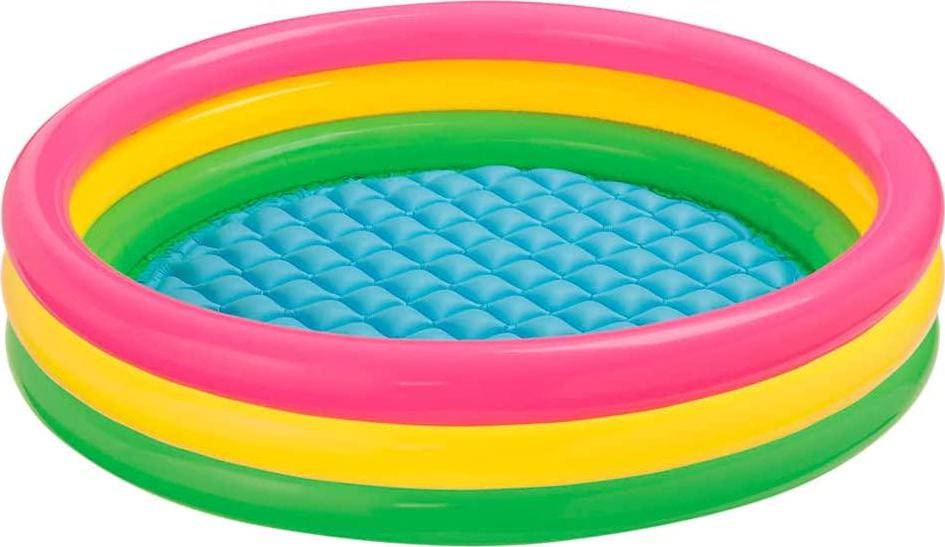 Intex Kiddie Pool - Kid's Summer Sunset Glow Design - 58 x 13-