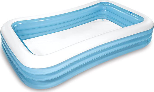 Intex Swim Center Family Inflatable Pool, 120 X 72 X 22 , for Ages 6+-