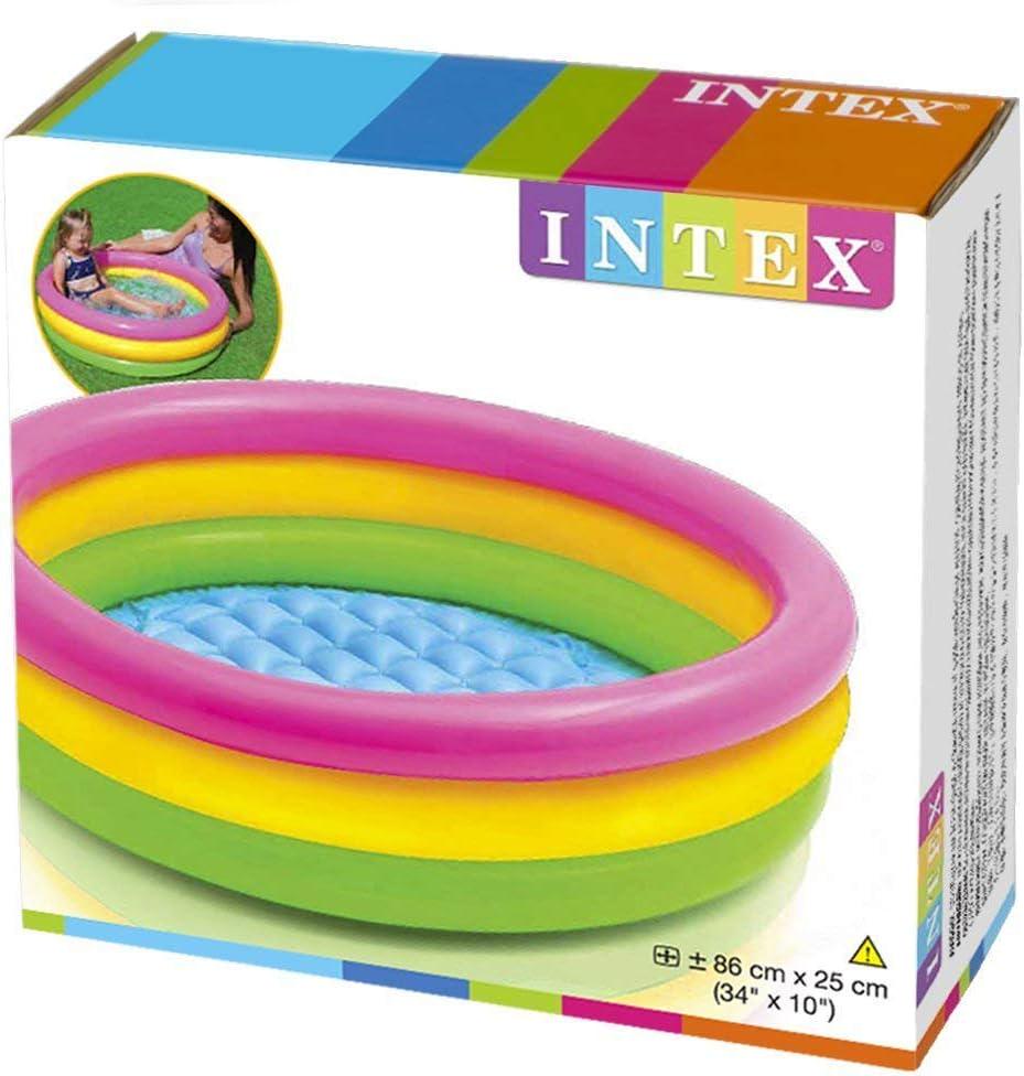 Intex Sunset Glow Baby Pool (34in x 10 in), Beige