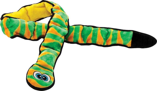 Invincibles Green Snake Plush Dog Toy, XXL-