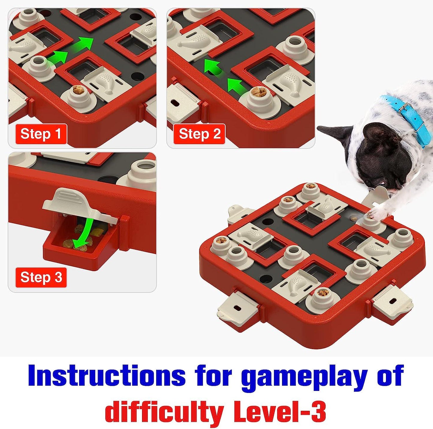KADTC Dog Puzzle Toy Dogs Brain Stimulation Mentally Stimulating Educationa Toys Puppy