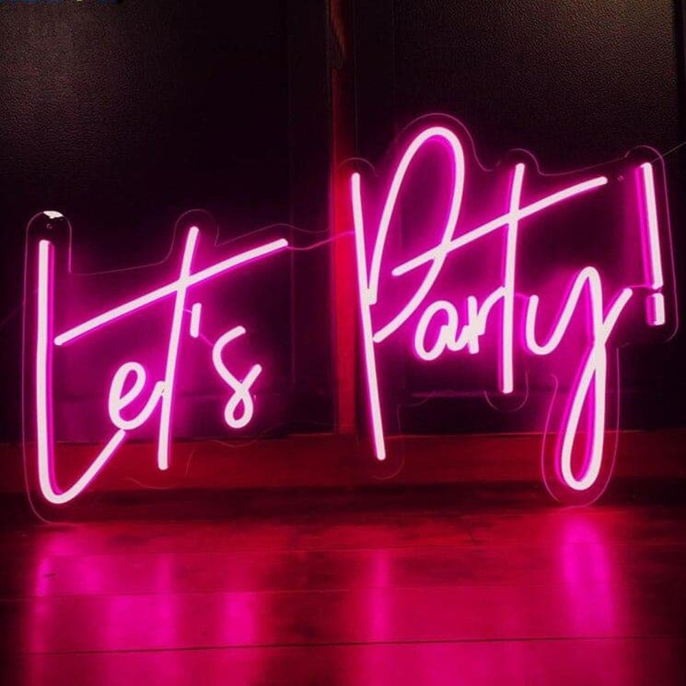 Let's Party Neon Light-