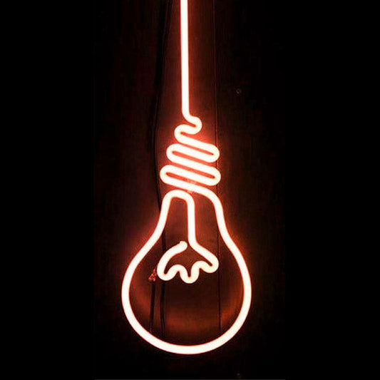 Light Bulb Neon Sign-