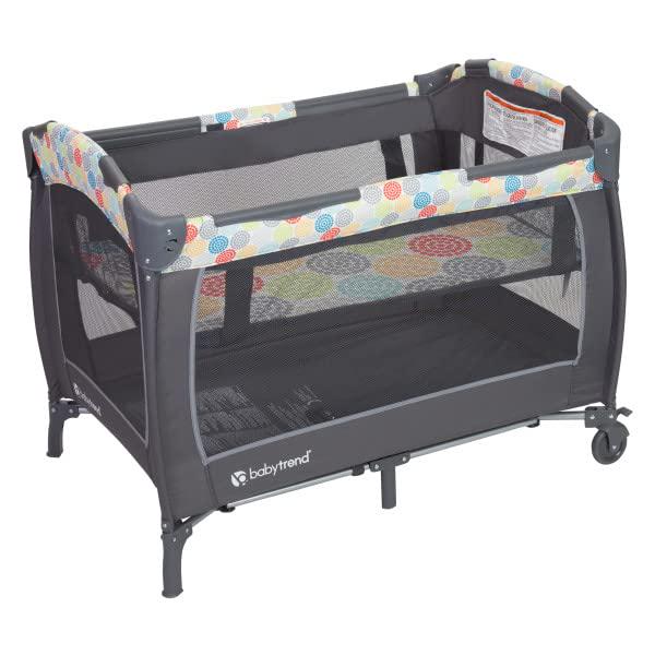 Lil' Snooze Deluxe II Nursery Center Playard, Funfetti-