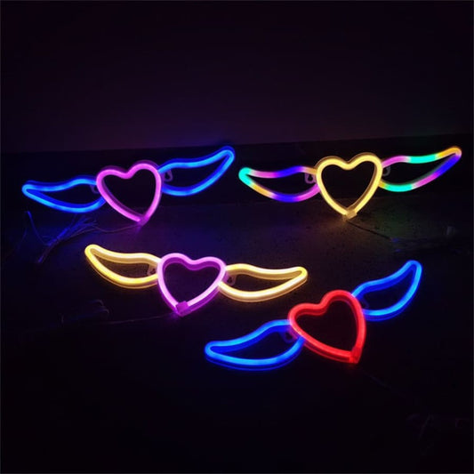 Love Wings Neon Light-