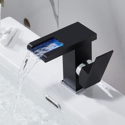Luxury LED Single Handle Basin Faucet Tap-