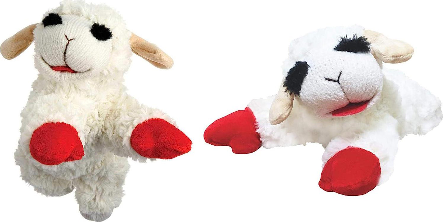 Lamb Chop Dog Toy Soft Plush Squeaker Classic TV Puppet Character Choose Size (Jumbo - 24in), Large Breeds