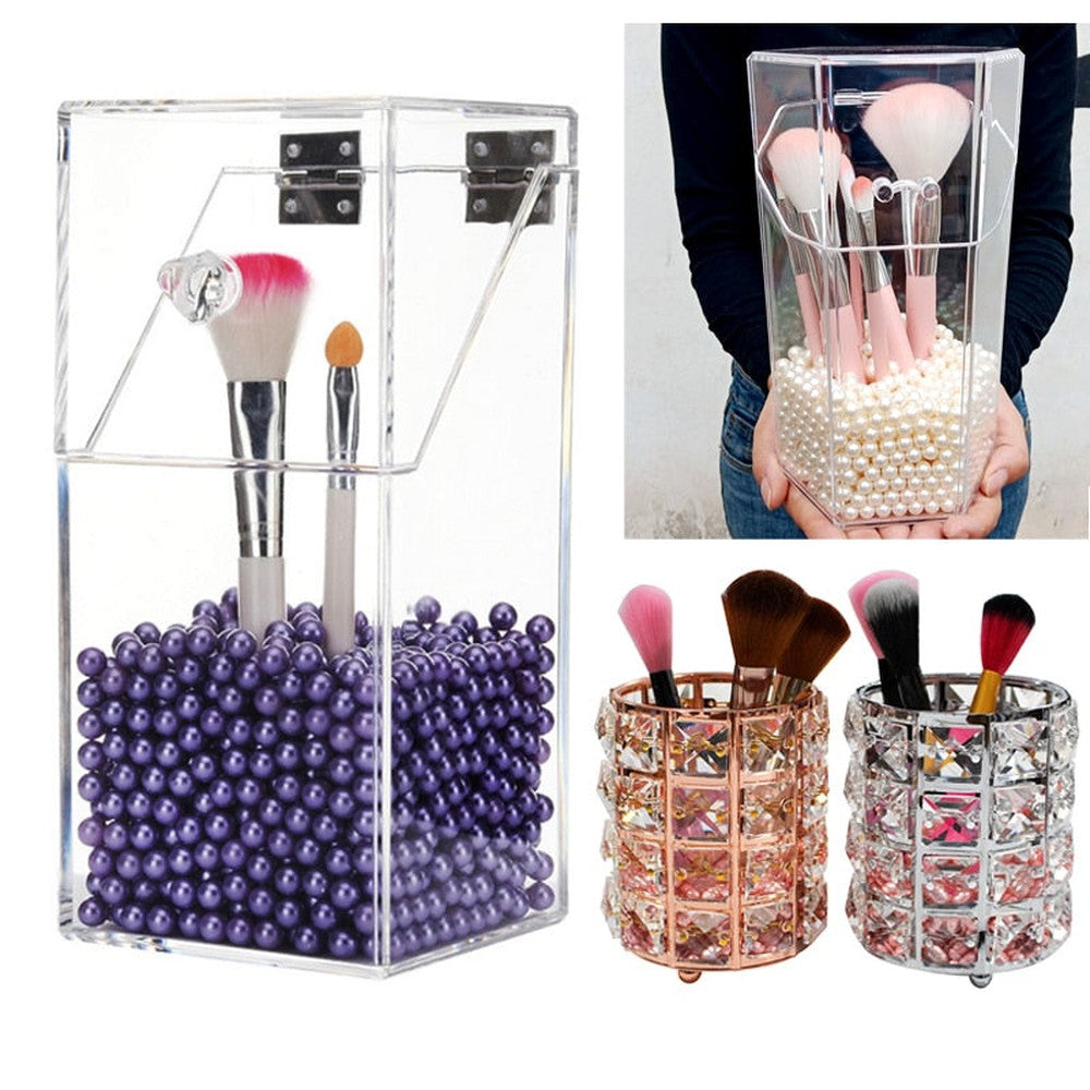 Makeup Brush Storage Box-