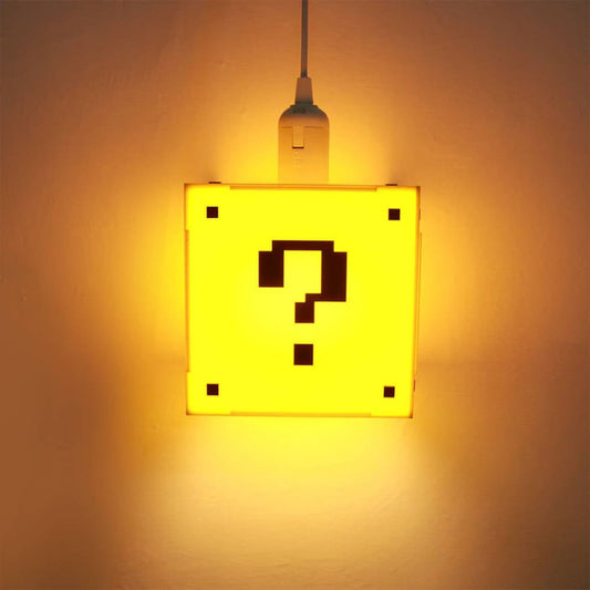 Mario Question Mark Block Hanging Lamp-