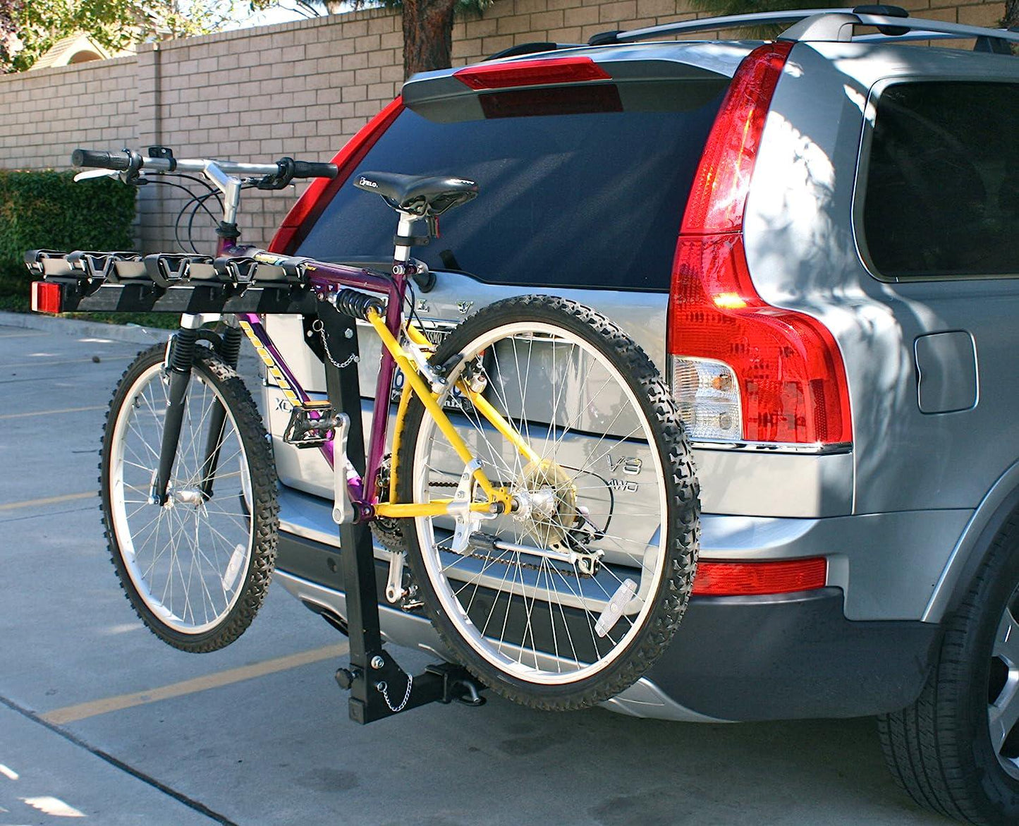 70210 Hitch Mount Bike Rack 4-Bike Rack, Black For Cars Trucks SUV's Minivans