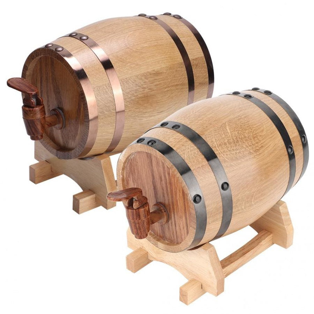 Mini Portable Fill-able Keg Oak Barrel-