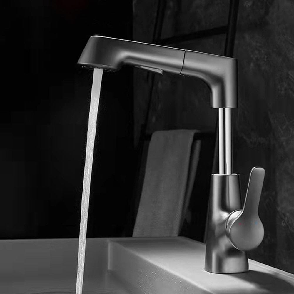 Modern Bathroom Pull-Out Sprayer Faucet-specialSFO