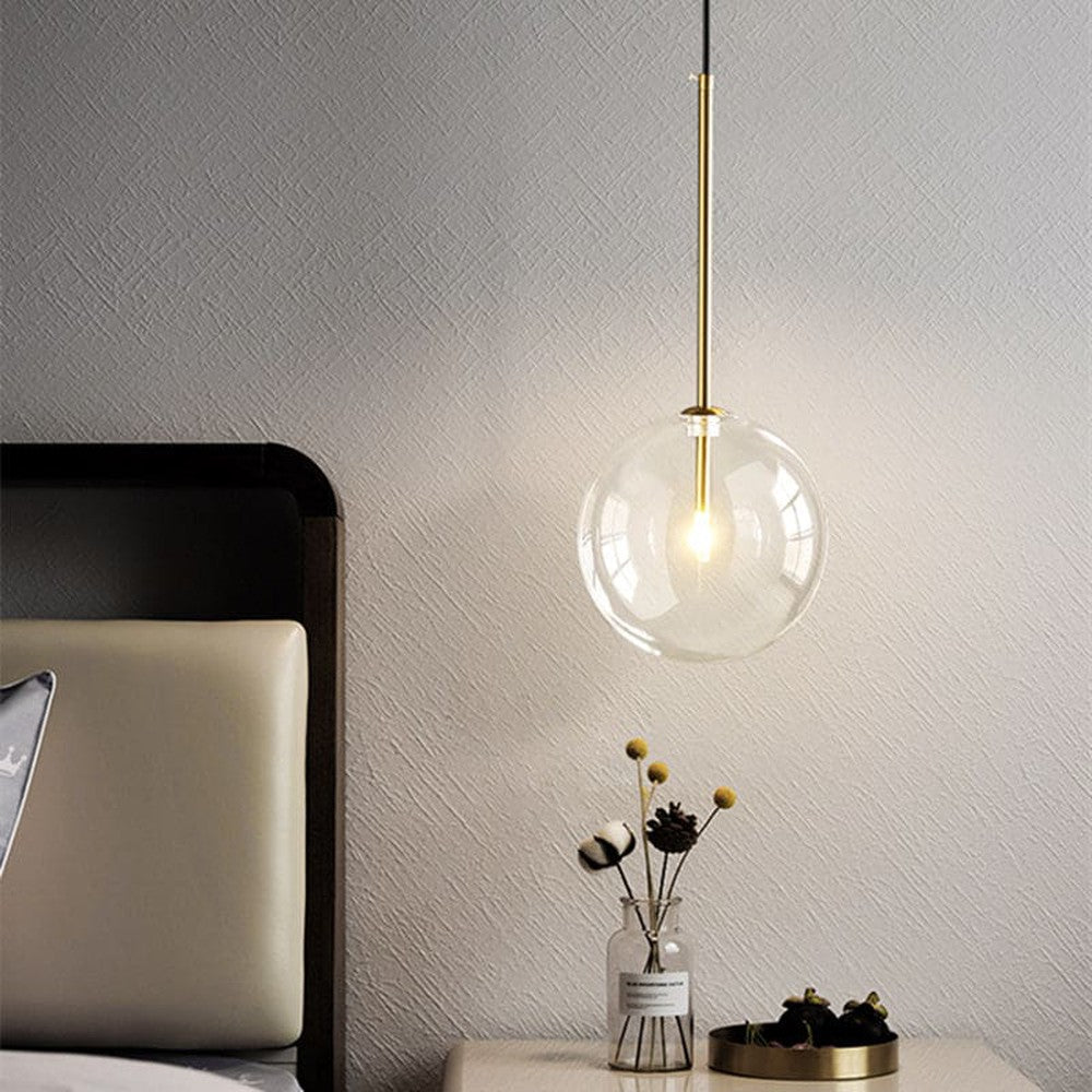 Modern Led Pendant Lamp Glass Ball-